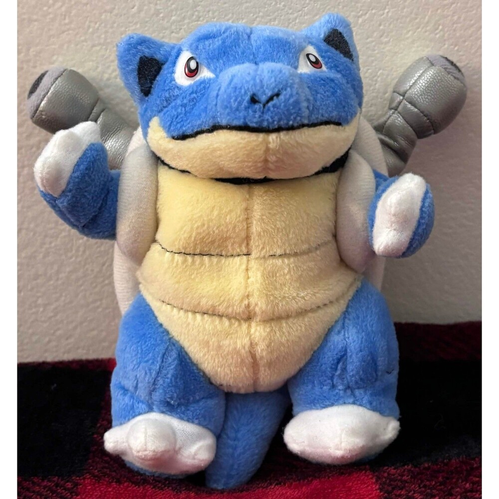 1999 Vintage Play By Play Blastoise Nintendo Pokemon Plush 7" Kanto Game Freak